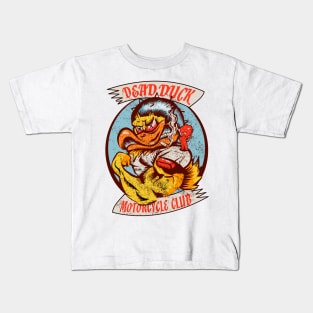 DEAD DUCK motorcycle club Kids T-Shirt